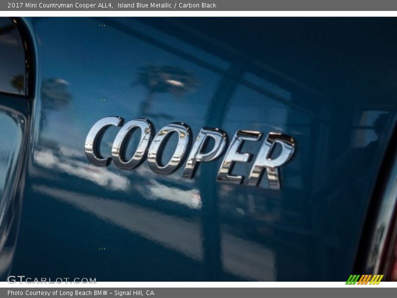 Island Blue Metallic / Carbon Black 2017 Mini Countryman Cooper ALL4