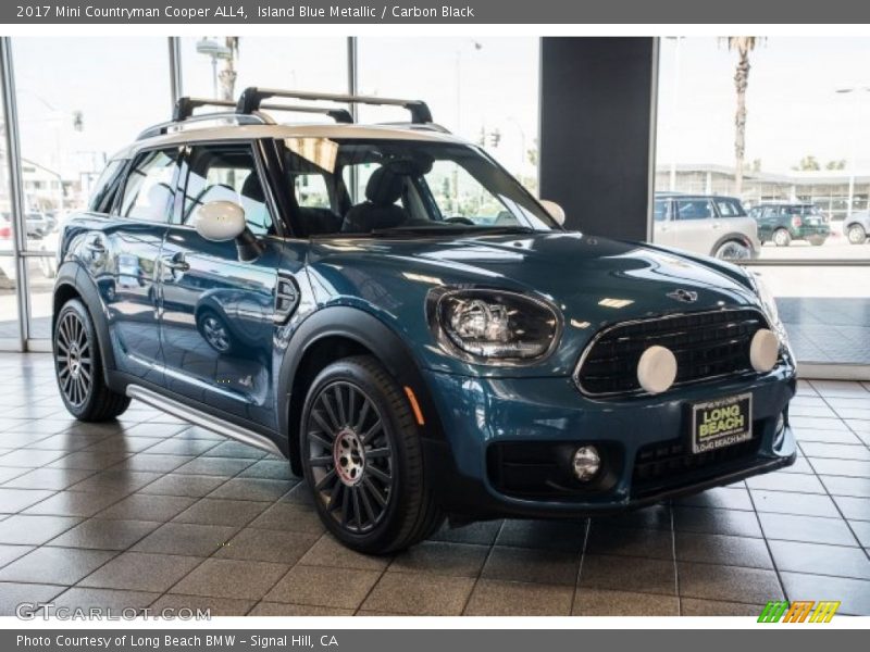 Island Blue Metallic / Carbon Black 2017 Mini Countryman Cooper ALL4