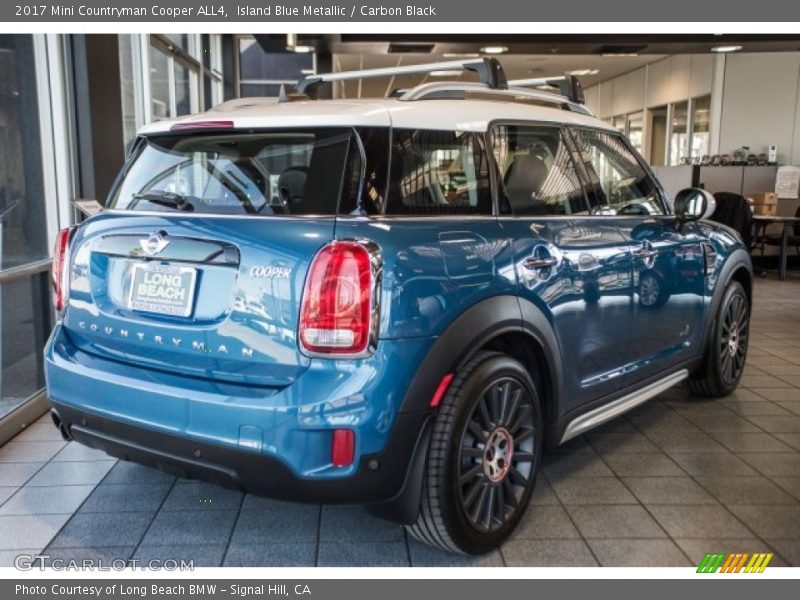 Island Blue Metallic / Carbon Black 2017 Mini Countryman Cooper ALL4