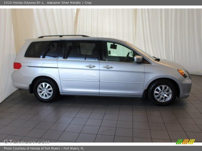 Alabaster Silver Metallic / Gray 2010 Honda Odyssey EX-L