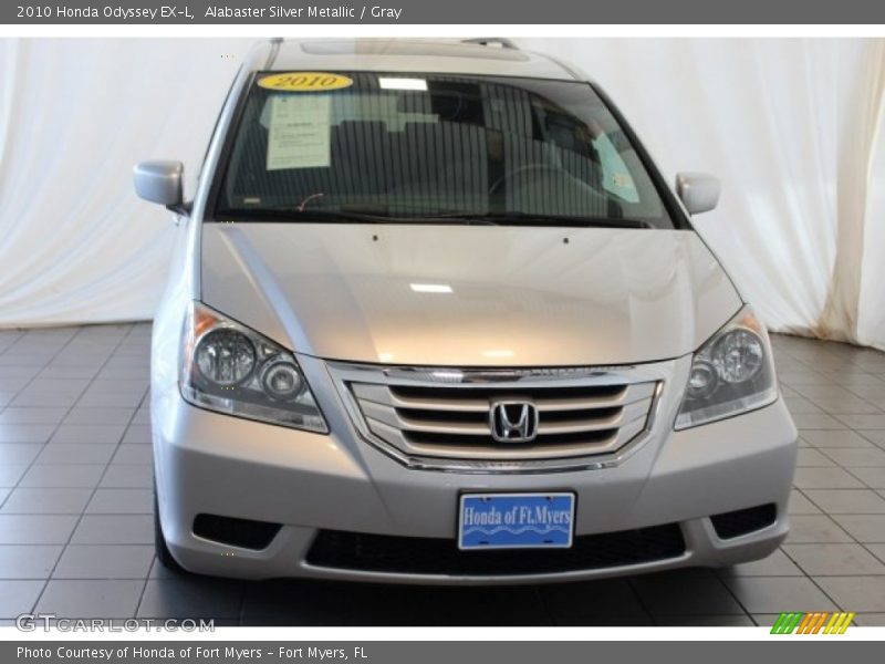 Alabaster Silver Metallic / Gray 2010 Honda Odyssey EX-L