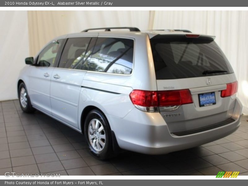 Alabaster Silver Metallic / Gray 2010 Honda Odyssey EX-L