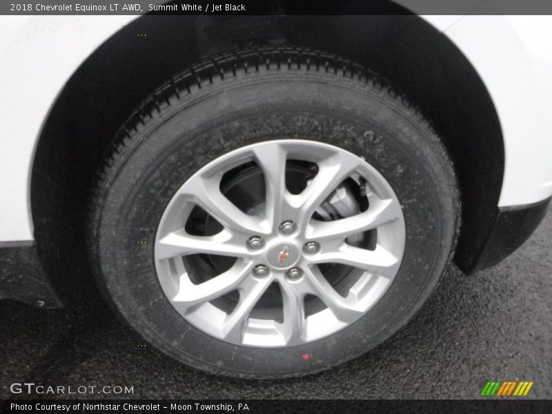 Summit White / Jet Black 2018 Chevrolet Equinox LT AWD