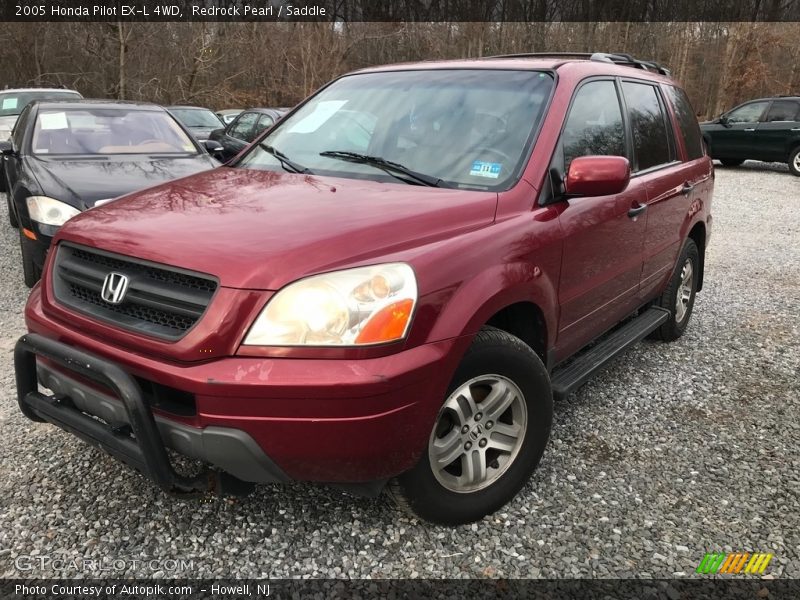 Redrock Pearl / Saddle 2005 Honda Pilot EX-L 4WD