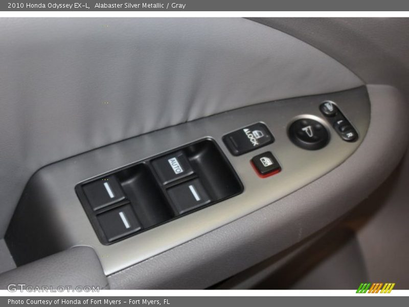 Alabaster Silver Metallic / Gray 2010 Honda Odyssey EX-L