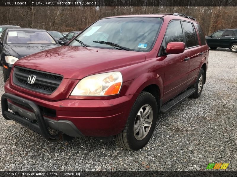 Redrock Pearl / Saddle 2005 Honda Pilot EX-L 4WD