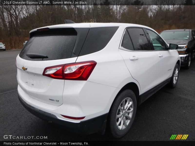 Summit White / Jet Black 2018 Chevrolet Equinox LT AWD
