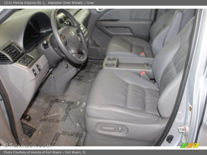Alabaster Silver Metallic / Gray 2010 Honda Odyssey EX-L