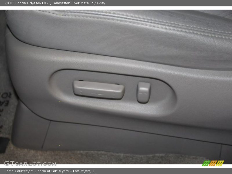 Alabaster Silver Metallic / Gray 2010 Honda Odyssey EX-L