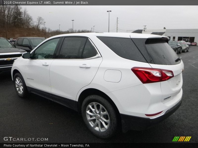 Summit White / Jet Black 2018 Chevrolet Equinox LT AWD