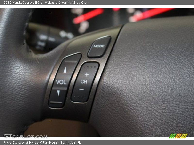 Alabaster Silver Metallic / Gray 2010 Honda Odyssey EX-L