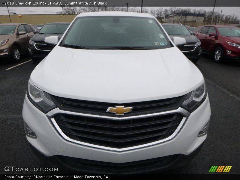 Summit White / Jet Black 2018 Chevrolet Equinox LT AWD