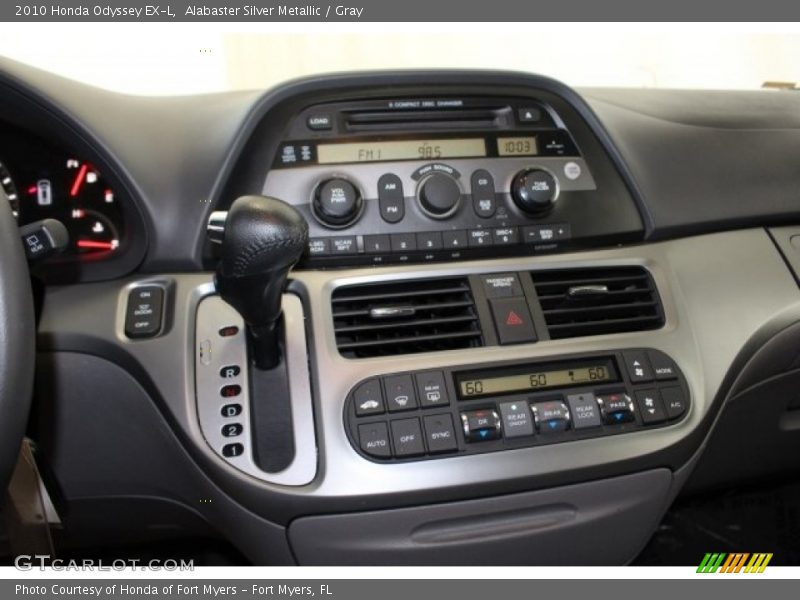 Alabaster Silver Metallic / Gray 2010 Honda Odyssey EX-L