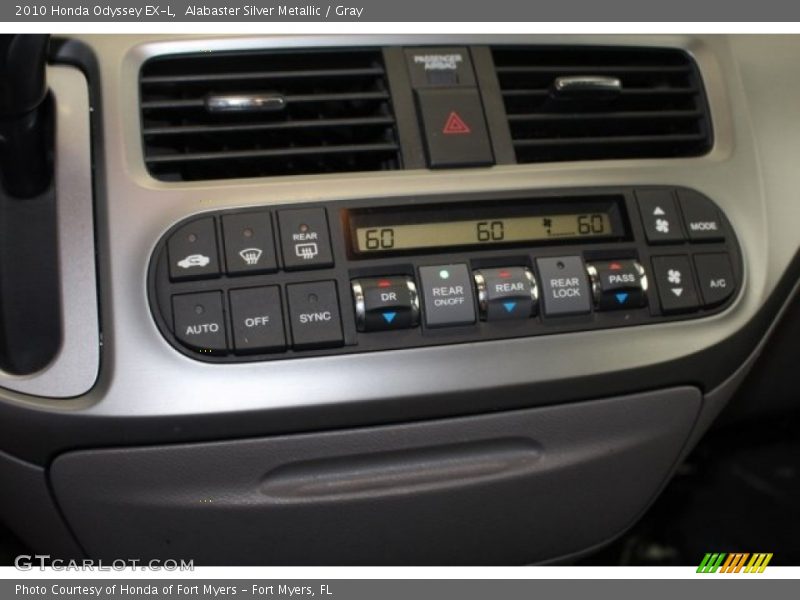 Alabaster Silver Metallic / Gray 2010 Honda Odyssey EX-L