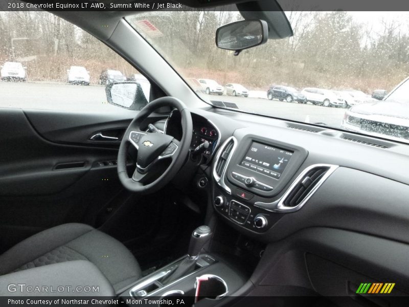 Summit White / Jet Black 2018 Chevrolet Equinox LT AWD