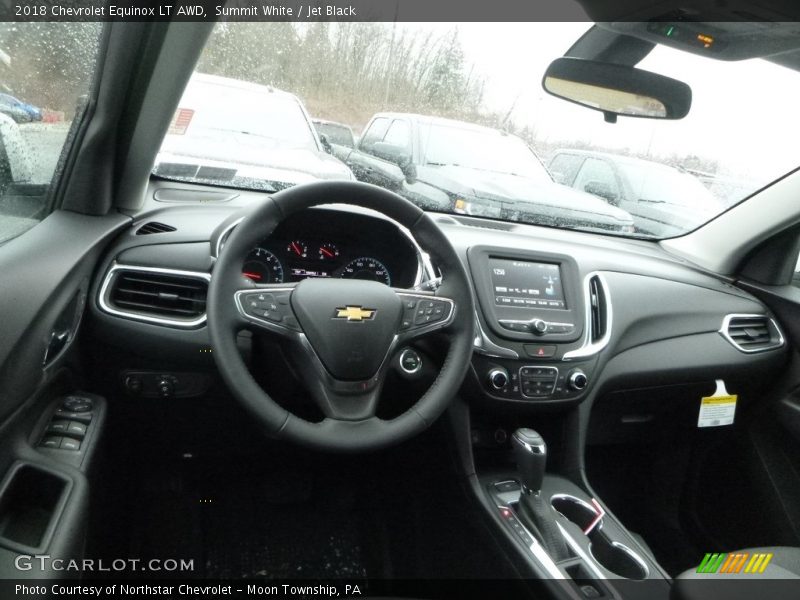 Summit White / Jet Black 2018 Chevrolet Equinox LT AWD