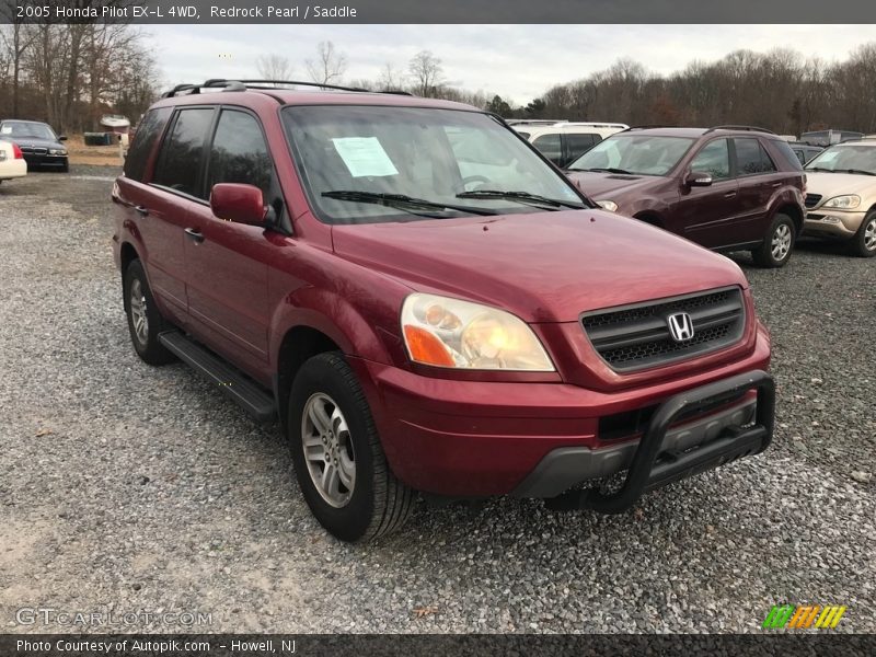 Redrock Pearl / Saddle 2005 Honda Pilot EX-L 4WD