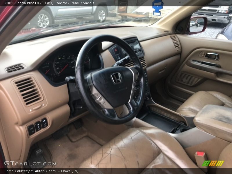Redrock Pearl / Saddle 2005 Honda Pilot EX-L 4WD
