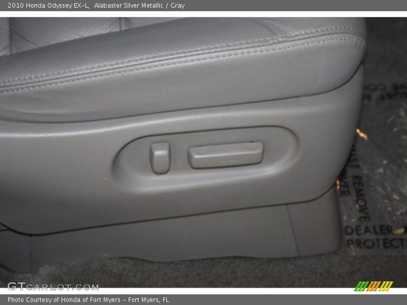 Alabaster Silver Metallic / Gray 2010 Honda Odyssey EX-L