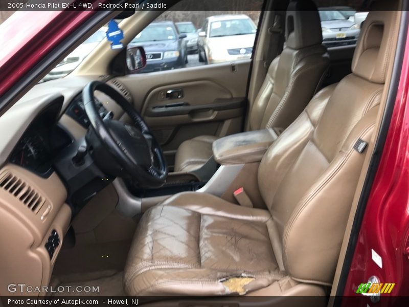 Redrock Pearl / Saddle 2005 Honda Pilot EX-L 4WD