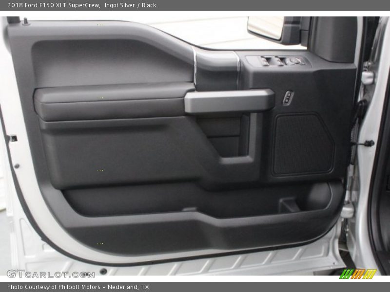 Ingot Silver / Black 2018 Ford F150 XLT SuperCrew