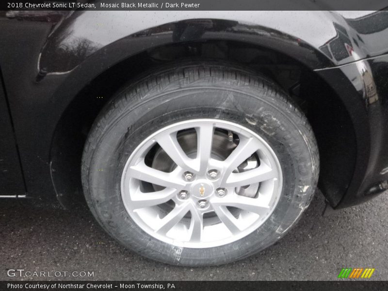 Mosaic Black Metallic / Dark Pewter 2018 Chevrolet Sonic LT Sedan