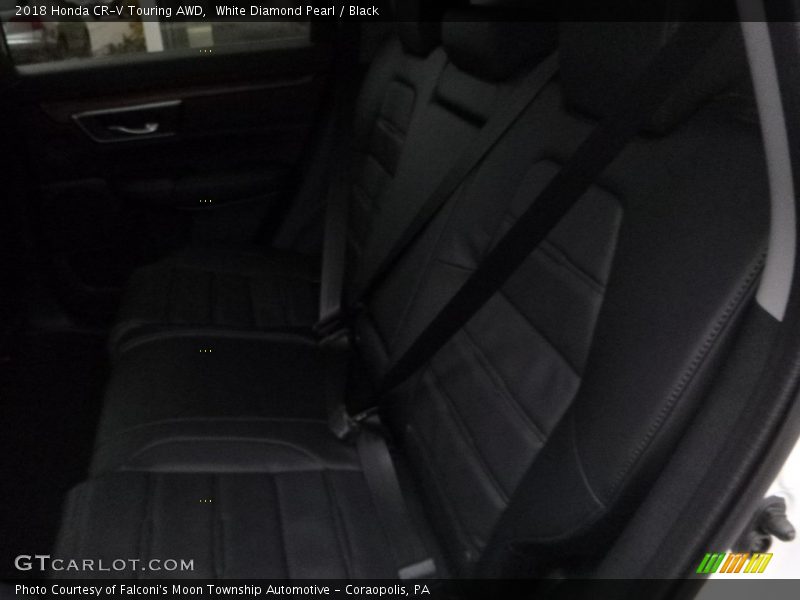 White Diamond Pearl / Black 2018 Honda CR-V Touring AWD