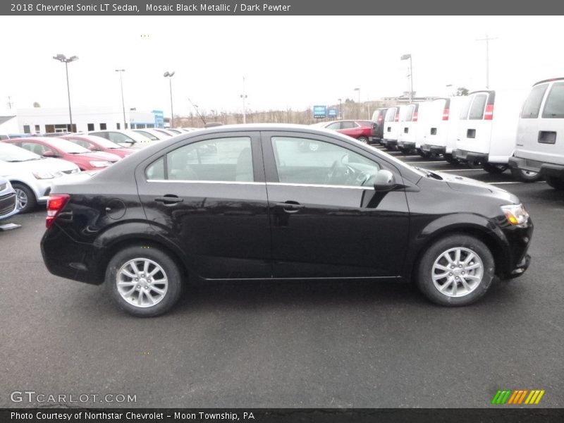 Mosaic Black Metallic / Dark Pewter 2018 Chevrolet Sonic LT Sedan