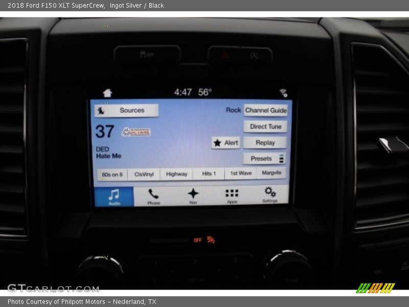 Ingot Silver / Black 2018 Ford F150 XLT SuperCrew