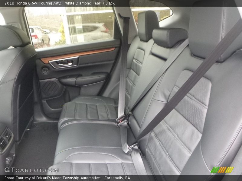 White Diamond Pearl / Black 2018 Honda CR-V Touring AWD