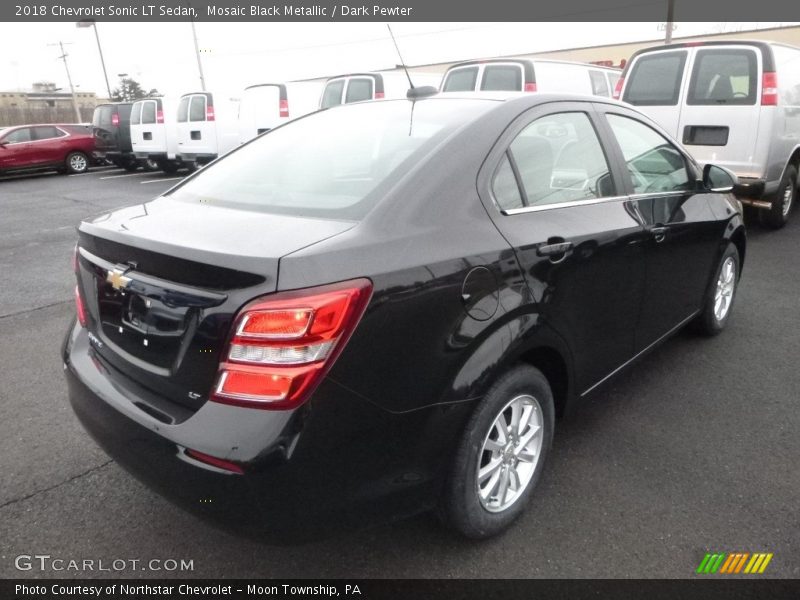 Mosaic Black Metallic / Dark Pewter 2018 Chevrolet Sonic LT Sedan