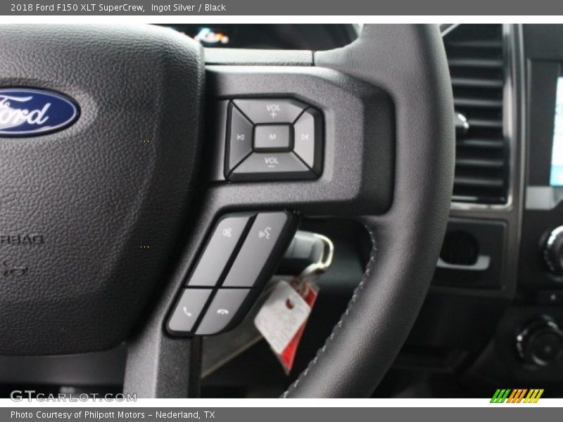 Ingot Silver / Black 2018 Ford F150 XLT SuperCrew