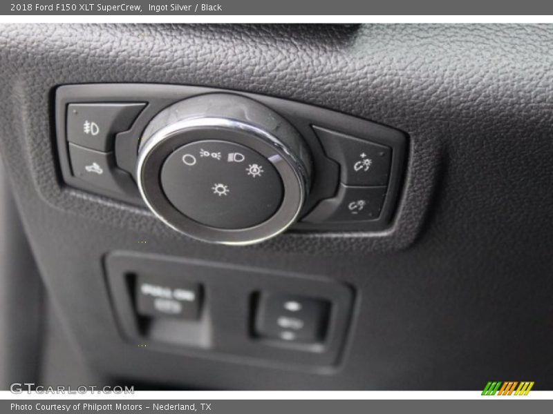 Ingot Silver / Black 2018 Ford F150 XLT SuperCrew