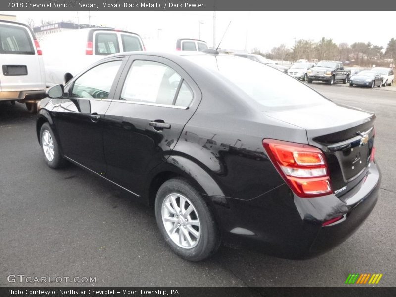 Mosaic Black Metallic / Dark Pewter 2018 Chevrolet Sonic LT Sedan