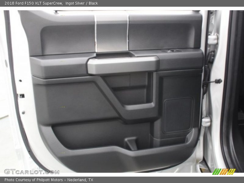 Ingot Silver / Black 2018 Ford F150 XLT SuperCrew
