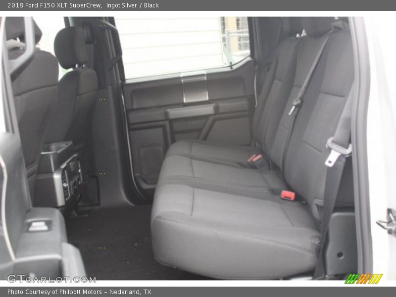 Ingot Silver / Black 2018 Ford F150 XLT SuperCrew