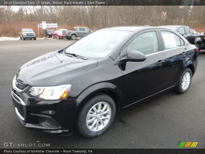 Mosaic Black Metallic / Dark Pewter 2018 Chevrolet Sonic LT Sedan