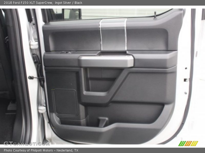 Ingot Silver / Black 2018 Ford F150 XLT SuperCrew