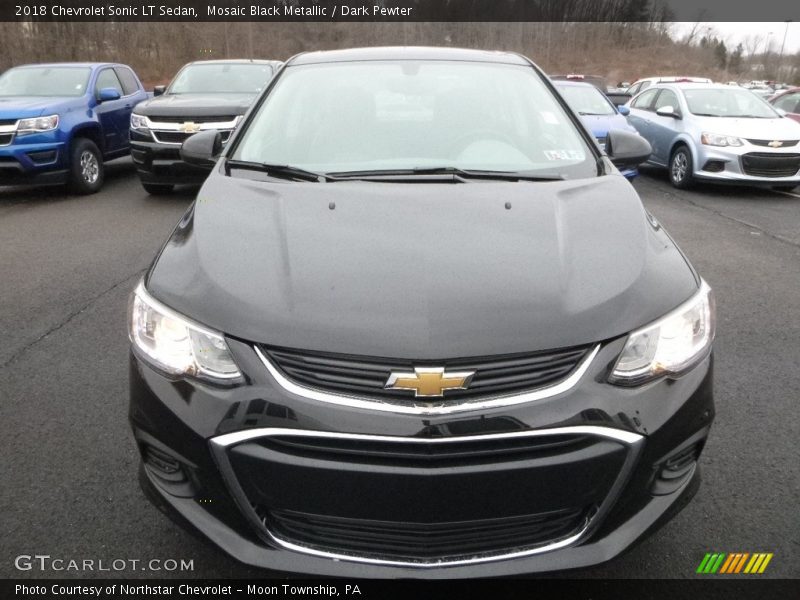 Mosaic Black Metallic / Dark Pewter 2018 Chevrolet Sonic LT Sedan