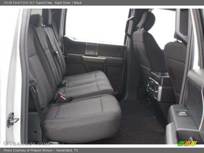 Ingot Silver / Black 2018 Ford F150 XLT SuperCrew