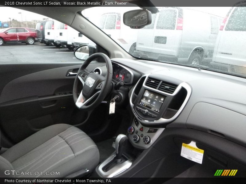 Mosaic Black Metallic / Dark Pewter 2018 Chevrolet Sonic LT Sedan