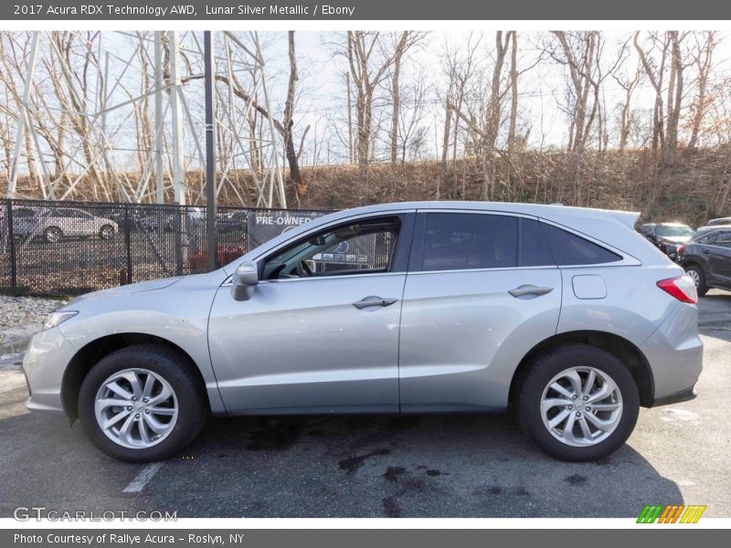 Lunar Silver Metallic / Ebony 2017 Acura RDX Technology AWD