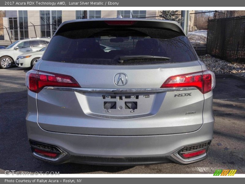 Lunar Silver Metallic / Ebony 2017 Acura RDX Technology AWD