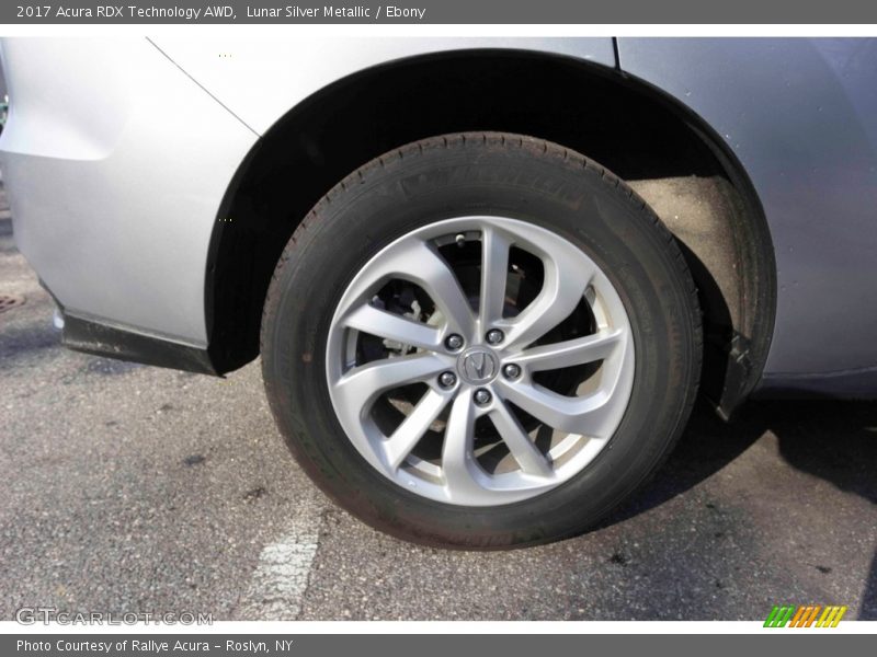 Lunar Silver Metallic / Ebony 2017 Acura RDX Technology AWD