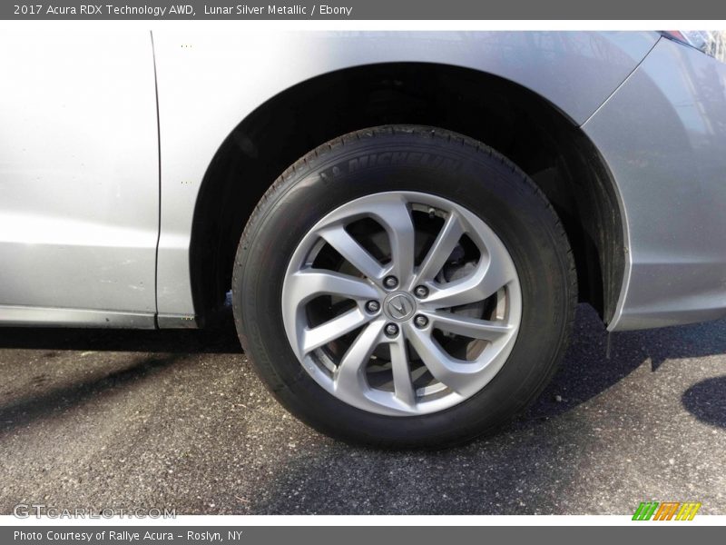 Lunar Silver Metallic / Ebony 2017 Acura RDX Technology AWD