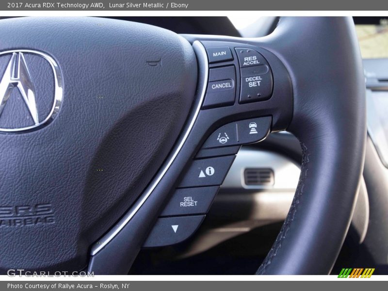 Lunar Silver Metallic / Ebony 2017 Acura RDX Technology AWD
