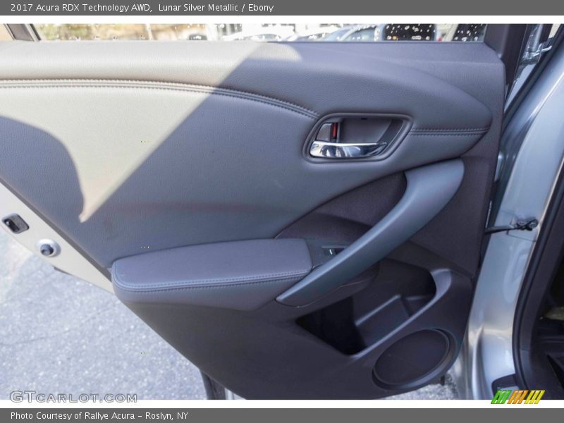 Lunar Silver Metallic / Ebony 2017 Acura RDX Technology AWD