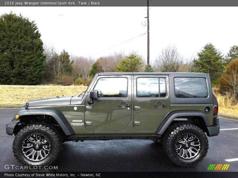 Tank / Black 2016 Jeep Wrangler Unlimited Sport 4x4