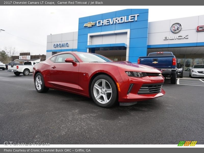 Garnet Red Tintcoat / Jet Black 2017 Chevrolet Camaro LT Coupe