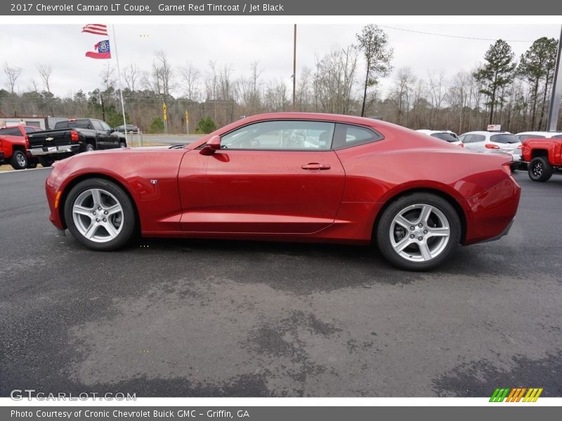 Garnet Red Tintcoat / Jet Black 2017 Chevrolet Camaro LT Coupe